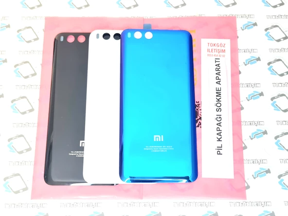 Xiaomi Mi 6 Arka Kapak Batarya Pil Kapağı (CAM) ürün görseli 1