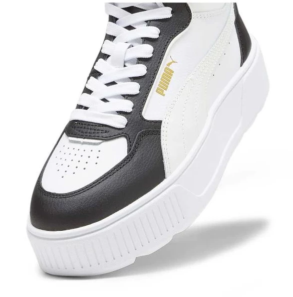 Puma Karmen Rebelle MID Siyah Beyaz Günlük Spor Ayakkabısı - 6