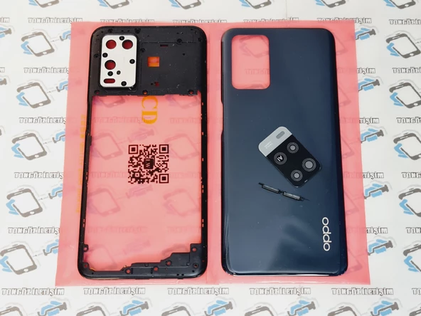 Oppo A54 kasa Arka Pil Kapağı (Orijinal FULL) - Resim 5