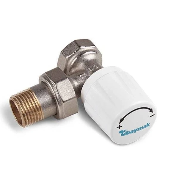 Baymak 1/2'' Köşe Radyatör Vanası ürün görseli