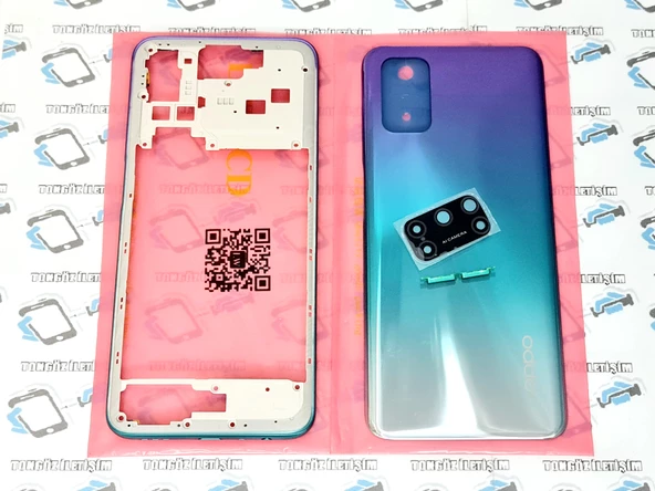 Oppo A52 kasa Arka Pil Kapağı (Orijinal FULL) - Resim 2