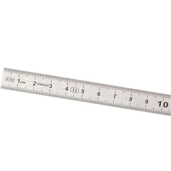 Stanley 1-35-522 200mm x 13mm Paslanmaz Esnek Çelik Cetvel - Resim 3