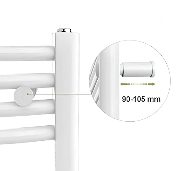 Duffmart Omnia 4/7 Beyaz Düz Havlupan Radyatör - Resim 5