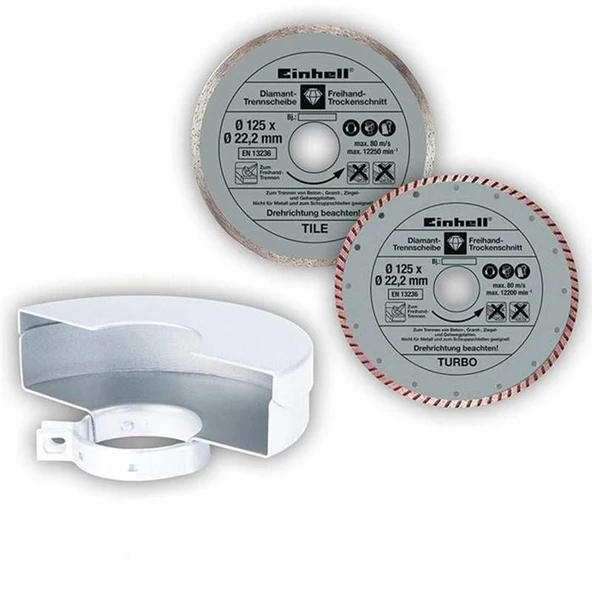 Einhell TE-AG 125 CE Kit Devir Ayarlı Avuç Taşlama - Resim 4