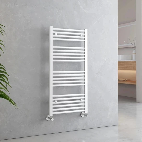 Duffmart Omnia 4/7 Beyaz Düz Havlupan Radyatör ürün görseli