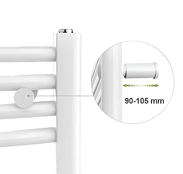 Duffmart Omnia 5/10 Beyaz Düz Havlupan Radyatör - Resim 7