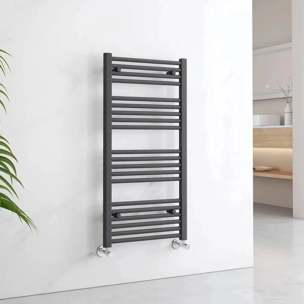 Duffmart Rainbow 6/10 Antrasit Düz Havlupan Radyatör ürün görseli