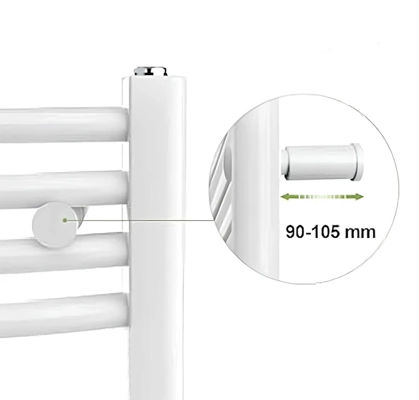 Duffmart Omnia 4/10 Beyaz Düz Havlupan Radyatör - Resim 7