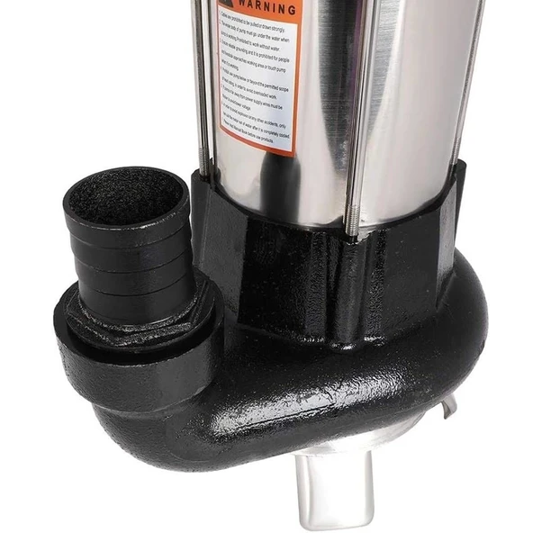 Duffmart V1100F-B Pis Su Foseptik Parçalayıcılı Açık Fanlı Dalgıç Pompa - Resim 5