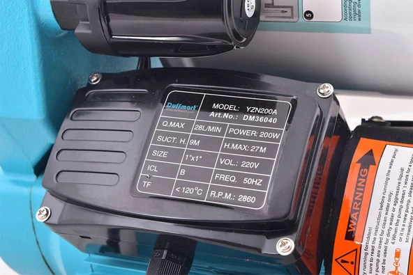 Duffmart YZN200A Otomatik Sıcak-Soğuk Su Hidroforu - Resim 4