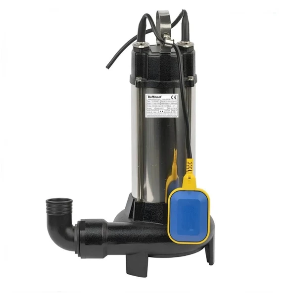 Duffmart V1100DF Pis Su Foseptik Bıçaklı Parçalayıcılı Dalgıç Pompa ürün görseli