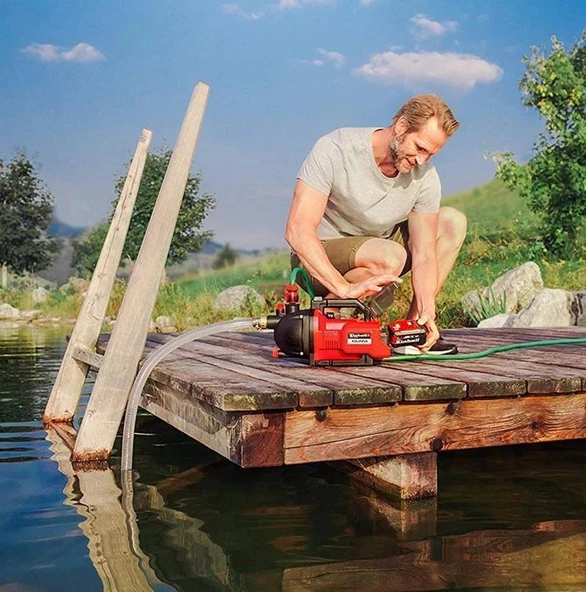 Einhell Aquinna Solo Akülü Şarjlı Jet Tip Bahçe Pompası - Resim 3