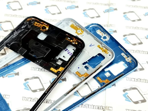 Samsung Galaxy A30 A 305 Full Kasa Arka Pil Kapağı (Yan Tuşlar) - 5
