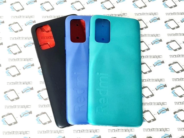 Xiaomi Redmi 9T Kasa Arka Pil Batarya Kapağı Orjinal (YAN TUŞLAR