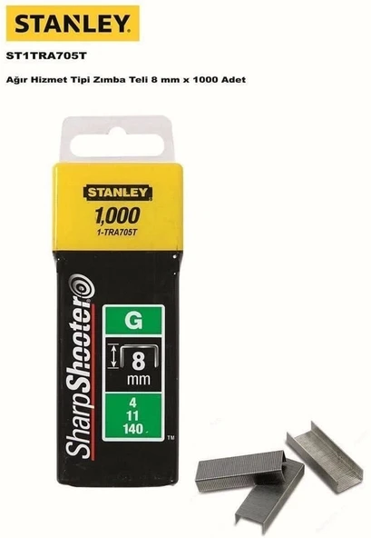 Stanley 1-TRA705T Zımba Teli Ağır İş 8Mm X 1000 - Resim 2