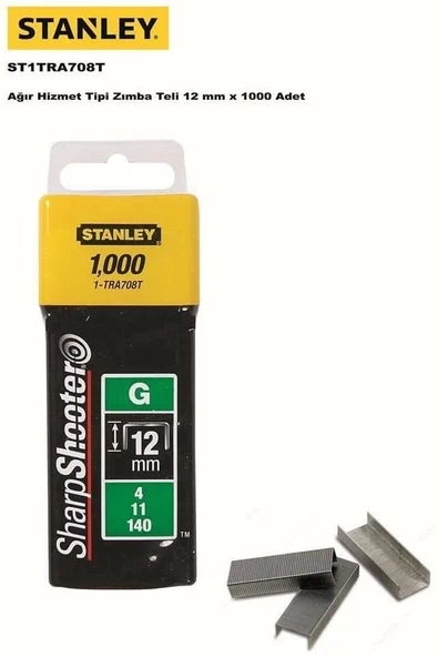 Stanley 1-TRA708T Zımba Teli Ağır İş 12Mm X 1000 - Resim 2