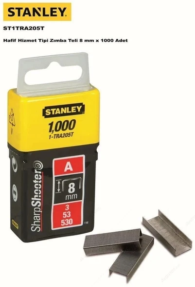 Stanley 1-TRA205T Zımba Teli 8 Mm X 1000 - Resim 2