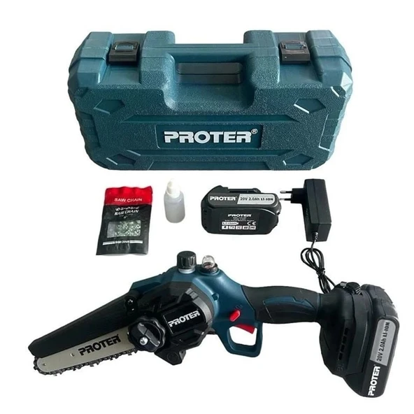 Proter PST 115 ST Şarjlı Kömürsüz Akülü Dal Budama Testeresi 20V 2.0Ah ürün görseli