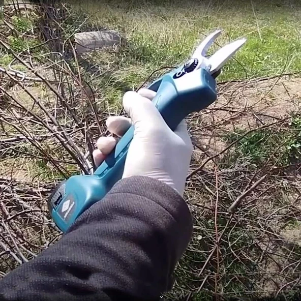 Proter PST 132 BL Akülü Kömürsüz Şarjlı Dal Budama Makası - Resim 7