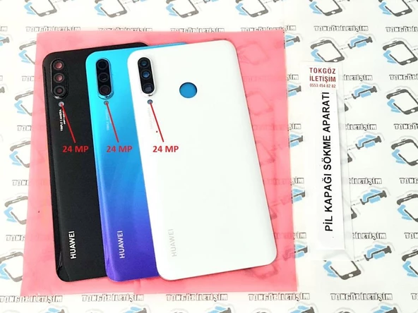 Huawei P30 Lite Arka Pil Batarya Kapağı ( Kamera Lensli 24 MP )