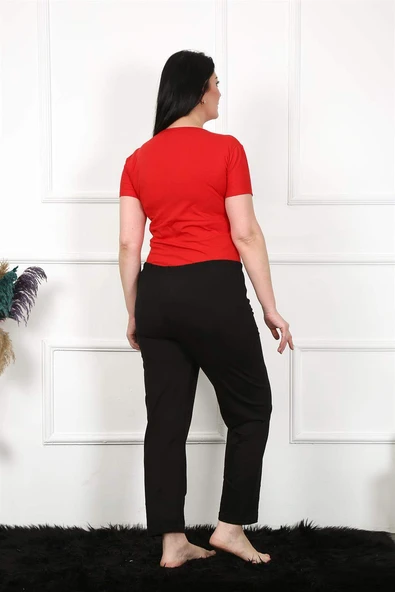 Kadın Pamuklu Büyük Beden Alt Pijama 27478 - 8