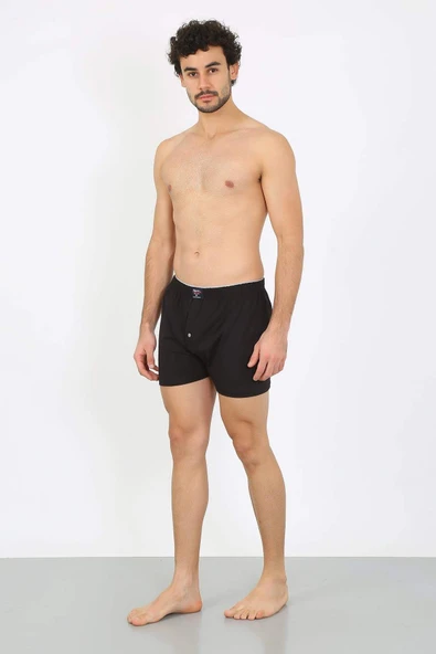 Erkek Penye Boxer Siyah 40091 - 2