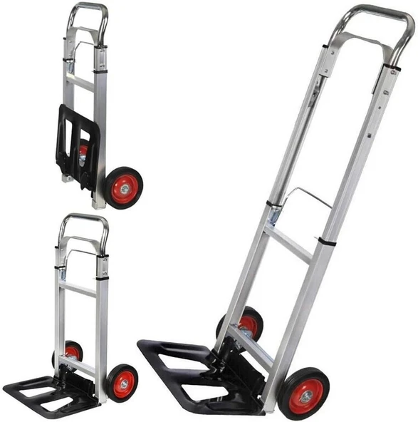 Duffmart PR2390 Pro Strong Teleskopik Paket Taşıma Arabası 90 Kg - 8