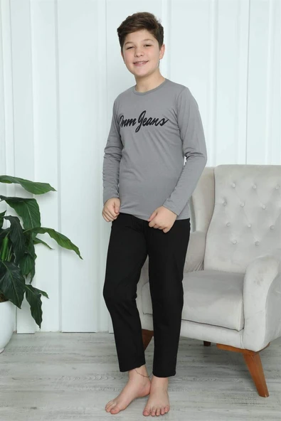 Erkek Çocuk Penye Pijama Takım 20416 - 2