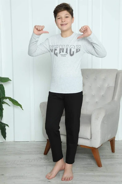 Erkek Çocuk Penye Pijama Takım 20417 - 4