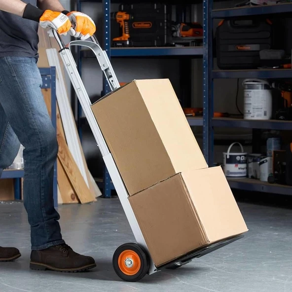 Duffmart PR2390 Pro Strong Teleskopik Paket Taşıma Arabası 90 Kg - 7