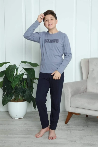 Erkek Çocuk Penye Pijama Takım 20411 - 6