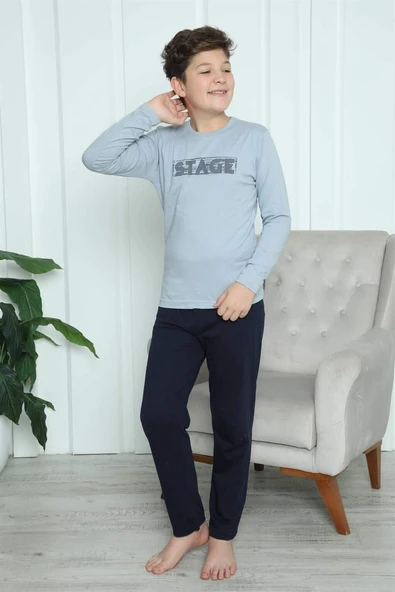 Erkek Çocuk Penye Pijama Takım 20415 - 11
