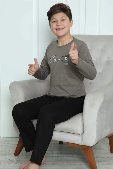 Erkek Çocuk Penye Pijama Takım 20418 - 6