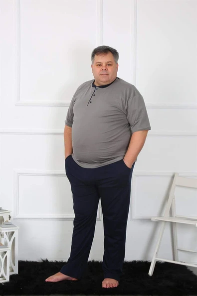 Büyük Beden Erkek Penye Pijama Takım 65012