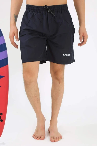 Erkek Lacivert Deniz Şortu 27485 - 2