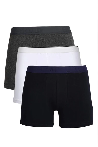 Erkek Penye 3'lü Boxer 40094