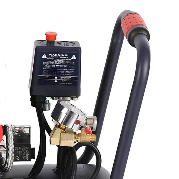 Proter 50 Lt 4 Hp Yüksek Hızlı Sessiz Yağsız Hava Kompresörü - Resim 6