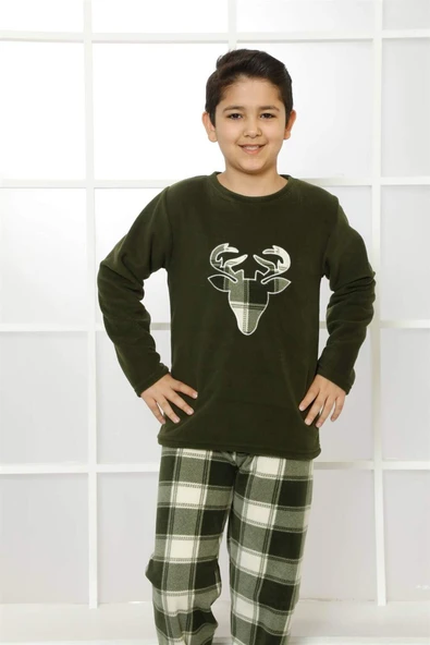 WelSoft Polar Çocuk Pijama Takımı 4635 - 5