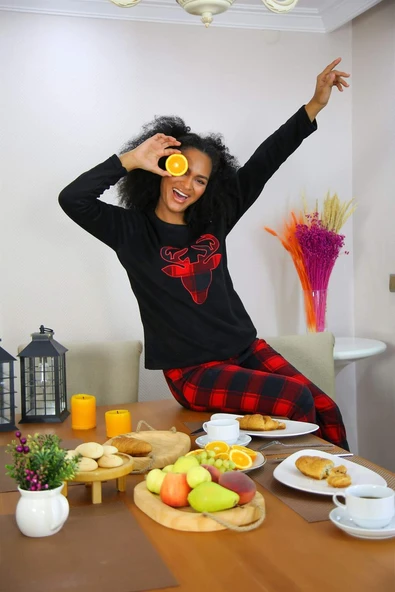 Welsoft Polar Kadın Pijama Takımı 8509