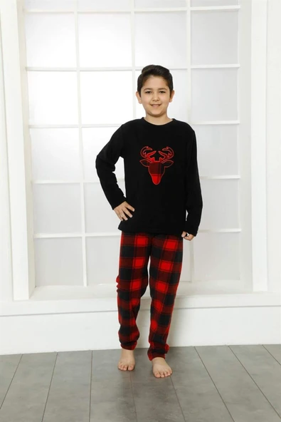 WelSoft Polar Çocuk Pijama Takımı 4634 - 4