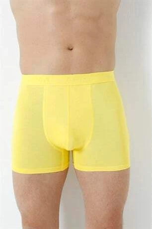 Erkek Sarı Bambu Boxer 3'lü Paket - 2
