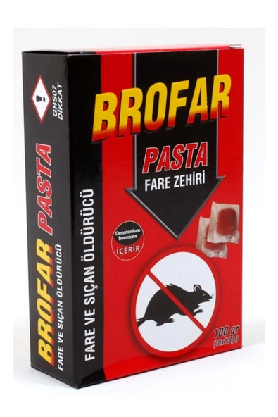 Brofar Pasta Şeklinde Fare Ze.hiri 100 gr - 2