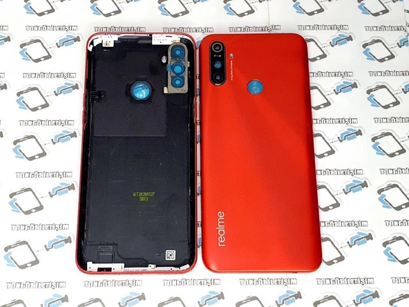 Oppo Realme C3 Kasa Arka Kapak Batarya Pil Kapağı (Yan Tuşlar) - Resim 3