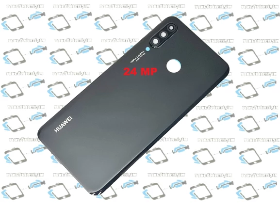 Huawei P30 Lite Arka Pil Batarya Kapağı ( Kamera Lensli 24 MP) SİYAH