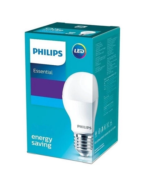 Philips Essential 40W Led Ampul, 6500K Beyaz Işık, E27 Normal Duy (5 ADET)