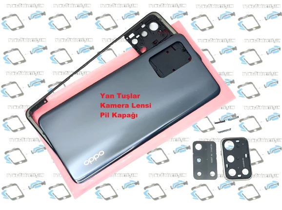 Oppo A74 kasa Arka Pil Batarya Kapağı SİYAH ürün görseli