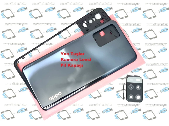 Oppo A54 kasa Arka Pil Batarya Kapağı SİYAH