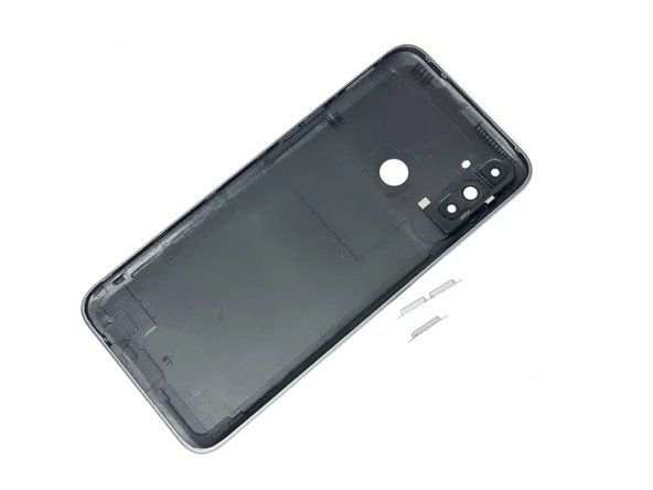 Oppo Realme C3 Kasa Arka PİL Batarya Kapağı FÜME - Resim 2