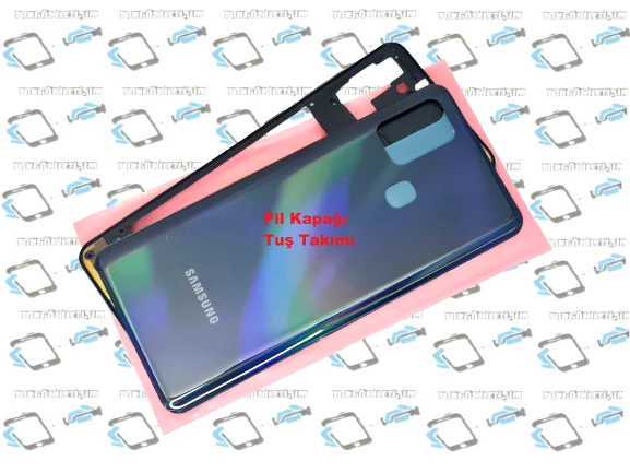 Samsung Galaxy A21S KASA Arka Pil Batarya Kapağı SİYAH