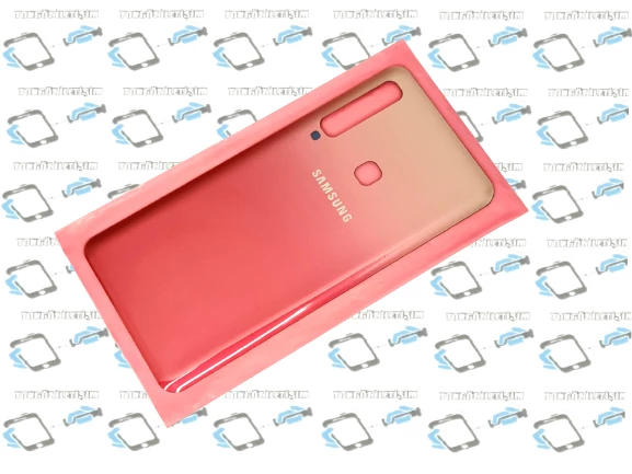 Samsung Galaxy A9 A920 2018 Arka Pil Kapağı (CAM) PEMBE